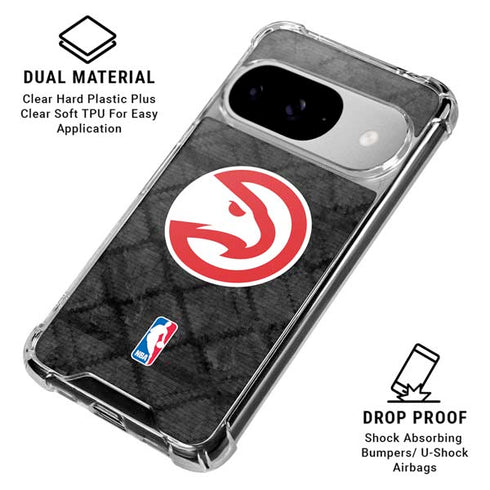 NBA Atlanta Hawks Dark Rust Google Pixel 10 Clear Case